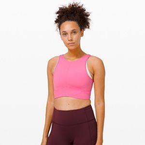 Final mile crop tank- dark prism pink